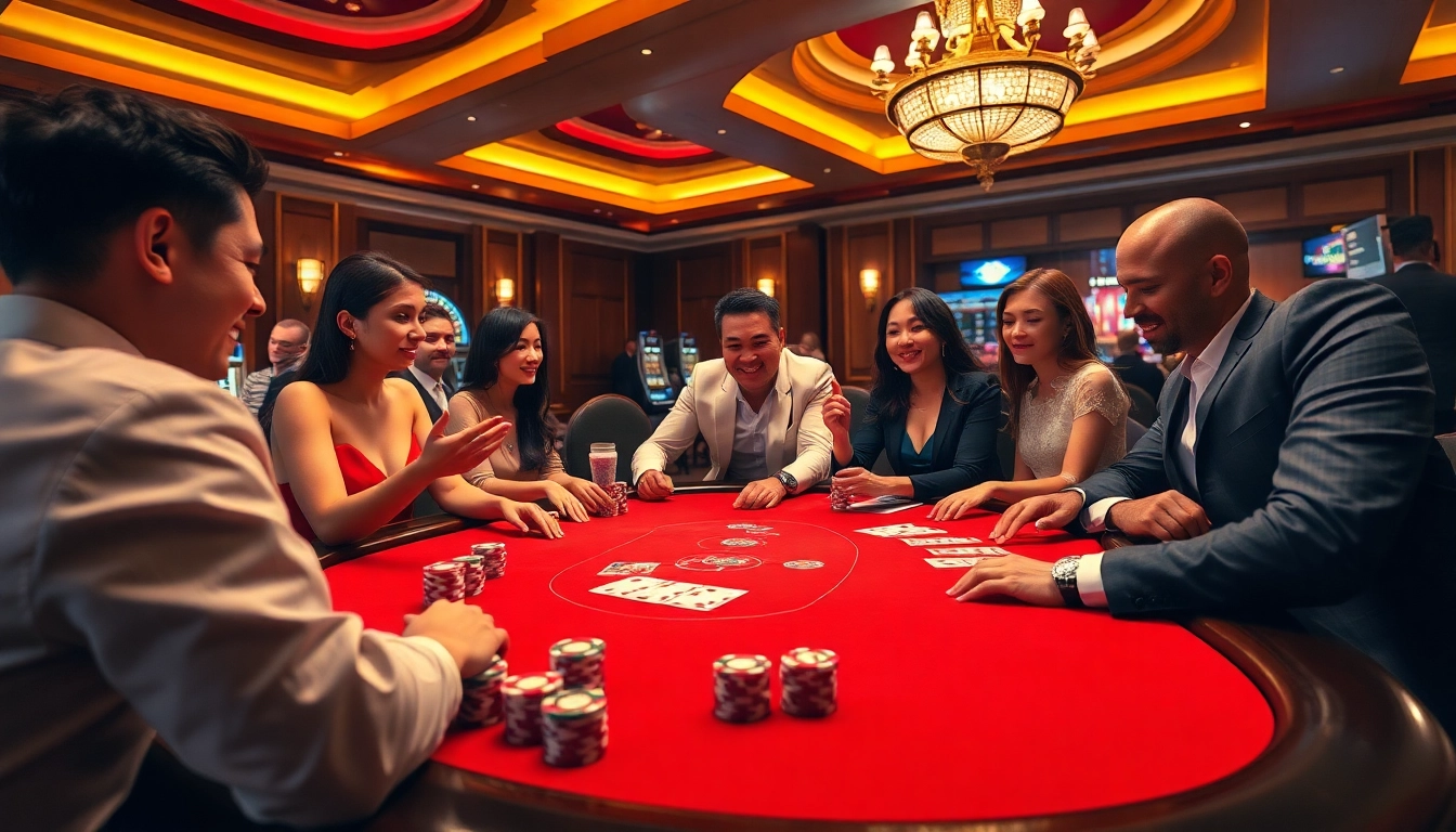Experience the strategy of poker and excitement at good88 .com casino tables with vibrant atmosphere.