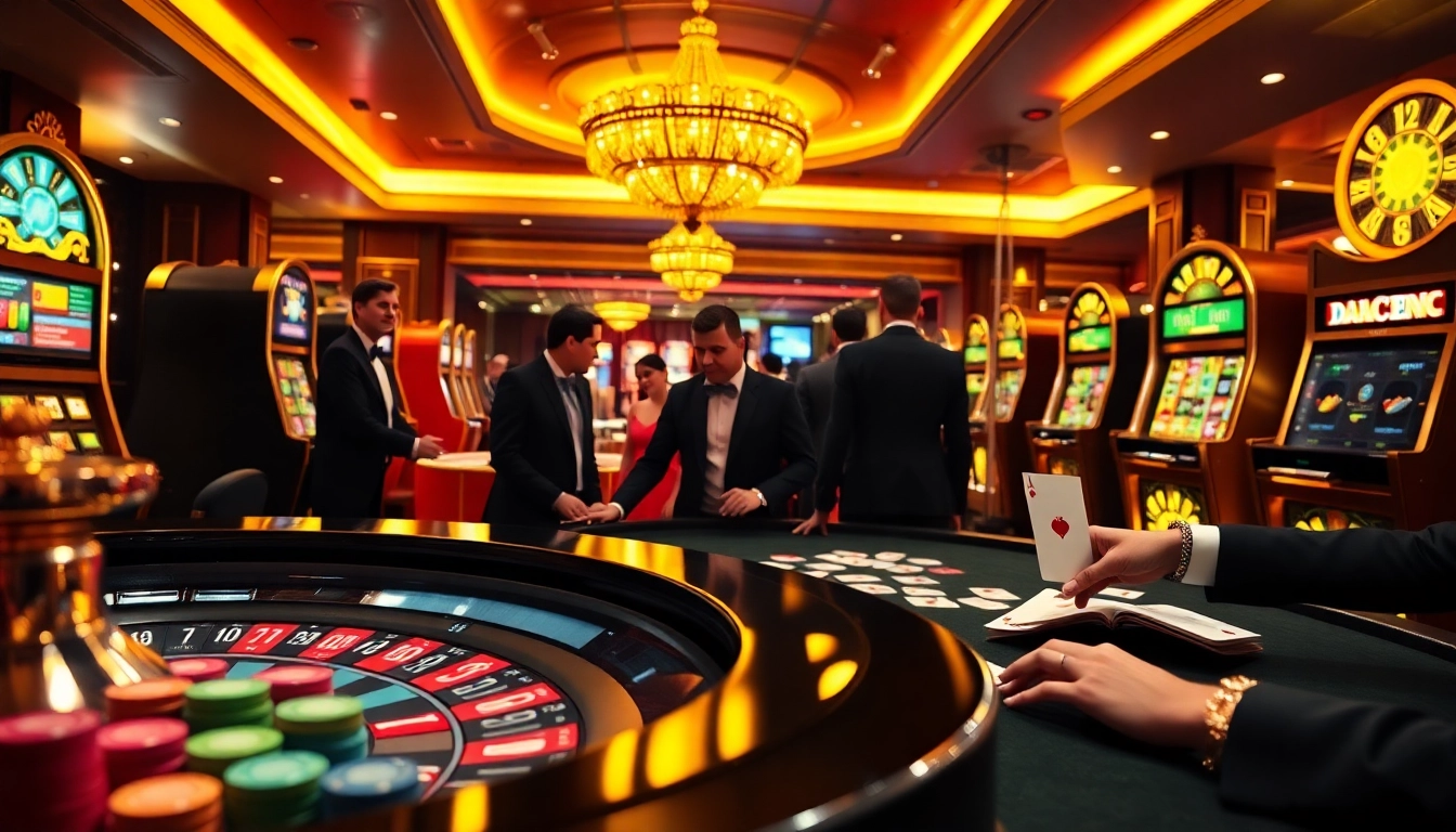 Experience the excitement of casino gaming at https://nk888.it.com/ with vibrant roulette and poker tables.