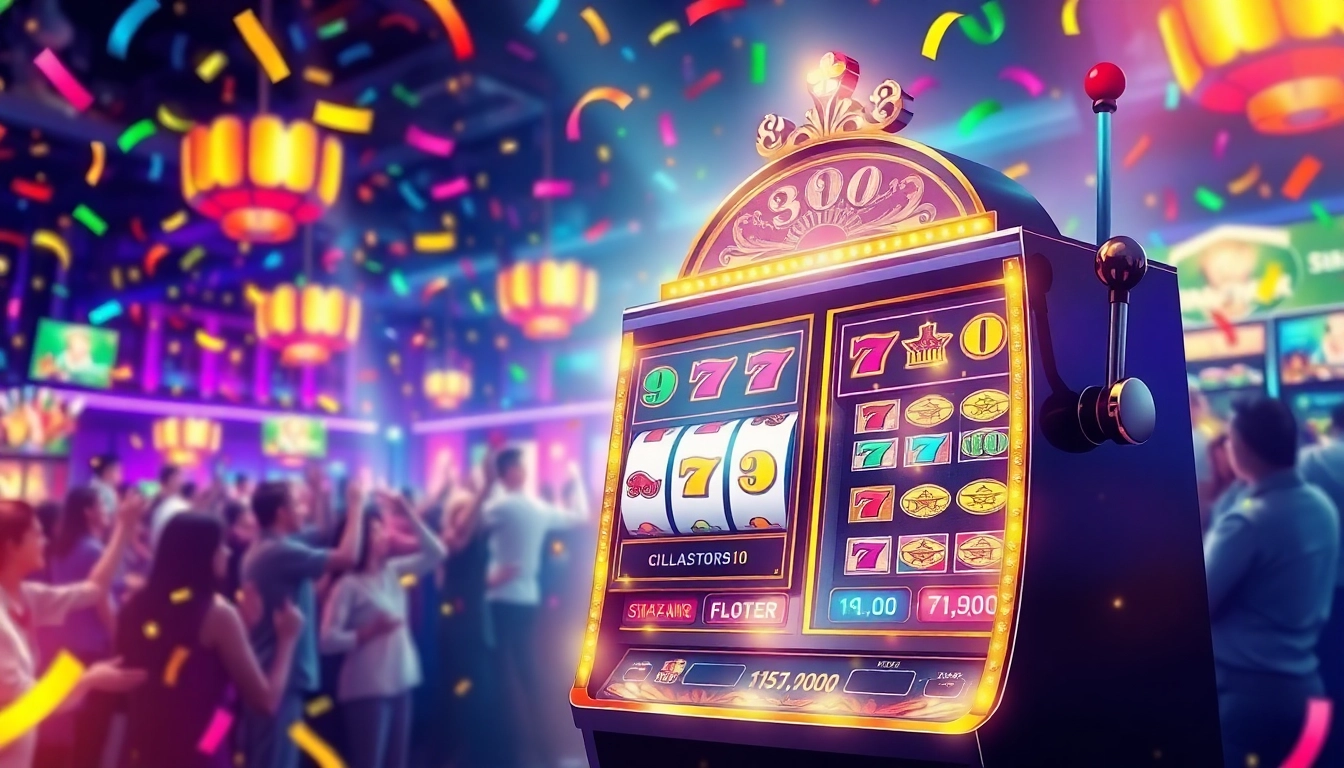 Temukan kesenangan di slot depo 1k dengan mesin slot berkilau dan suasana yang ceria.