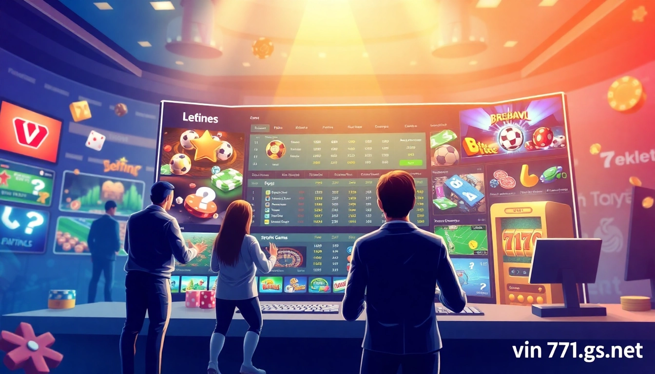 Experience the excitement of online betting at vin777.gb.net with a vibrant gambling platform interface.