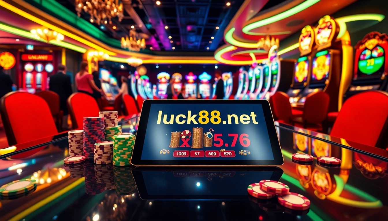 Tham gia các trò casino hấp dẫn tại https://luck8.net, với bàn roulette và những đồng chip poker rực rỡ.