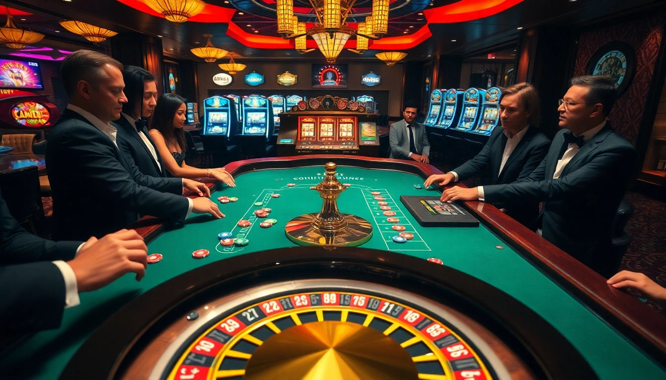 Ressentez l'excitation du meilleur casino en ligne avec des jeux vibrants et une atmosphère professionnelle.