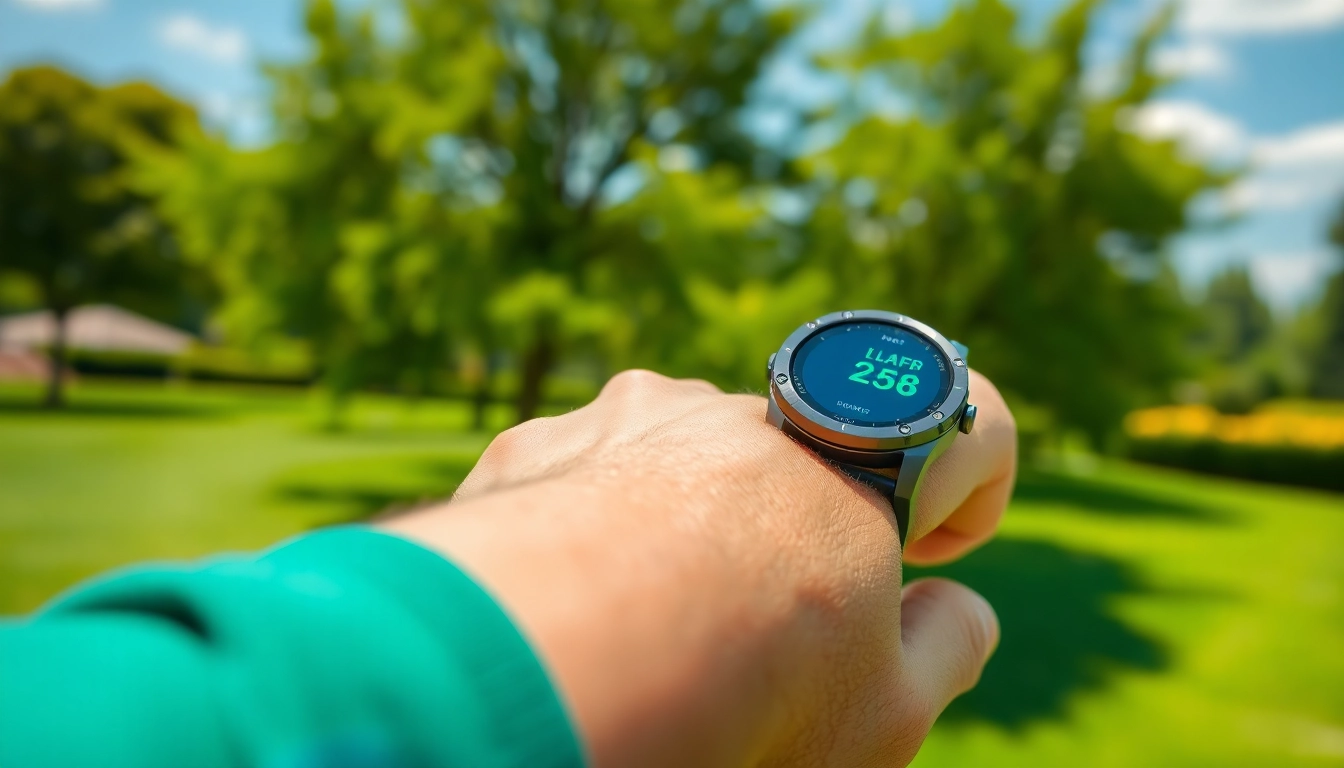 Experience the stylish Explorer Plus GPS Smart Watch showcasing its brilliant features in an active outdoor setting.